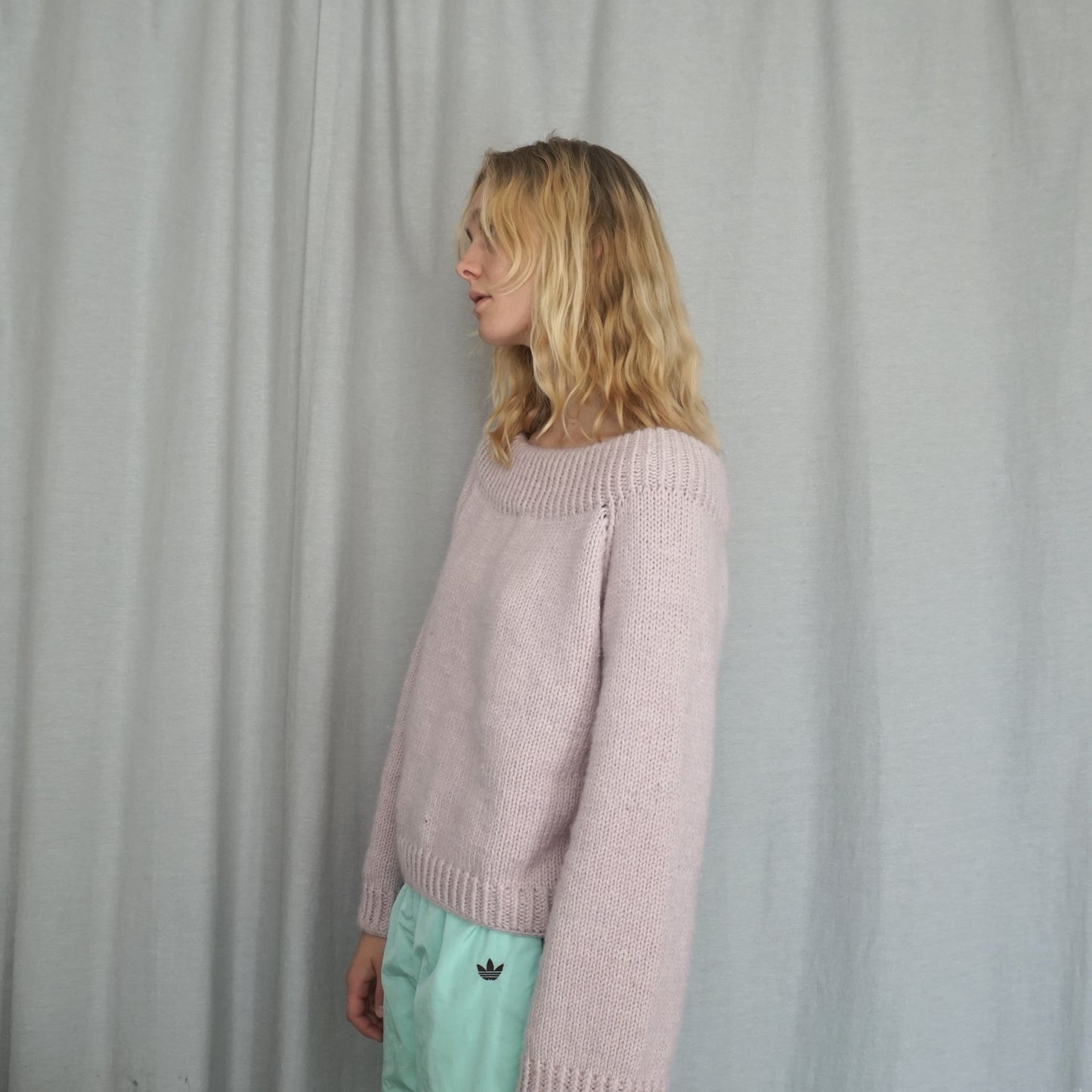 Off-shoulder sweater