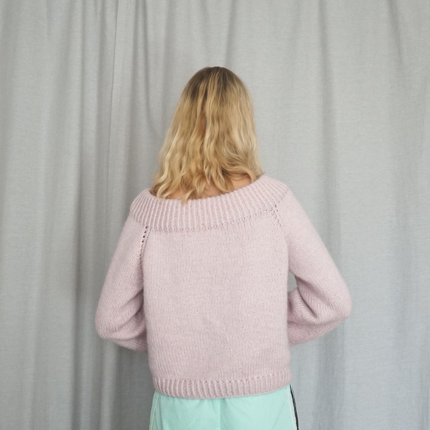 Off-shoulder sweater