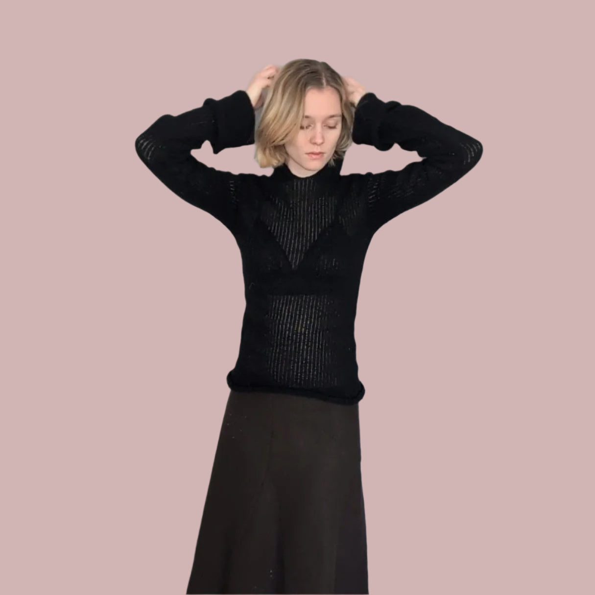 Rib hoodie