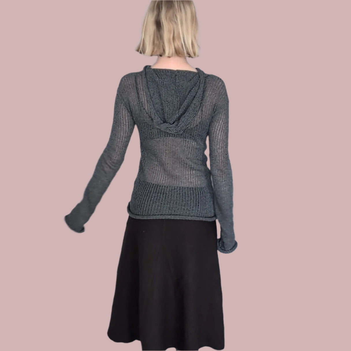 Rib hoodie