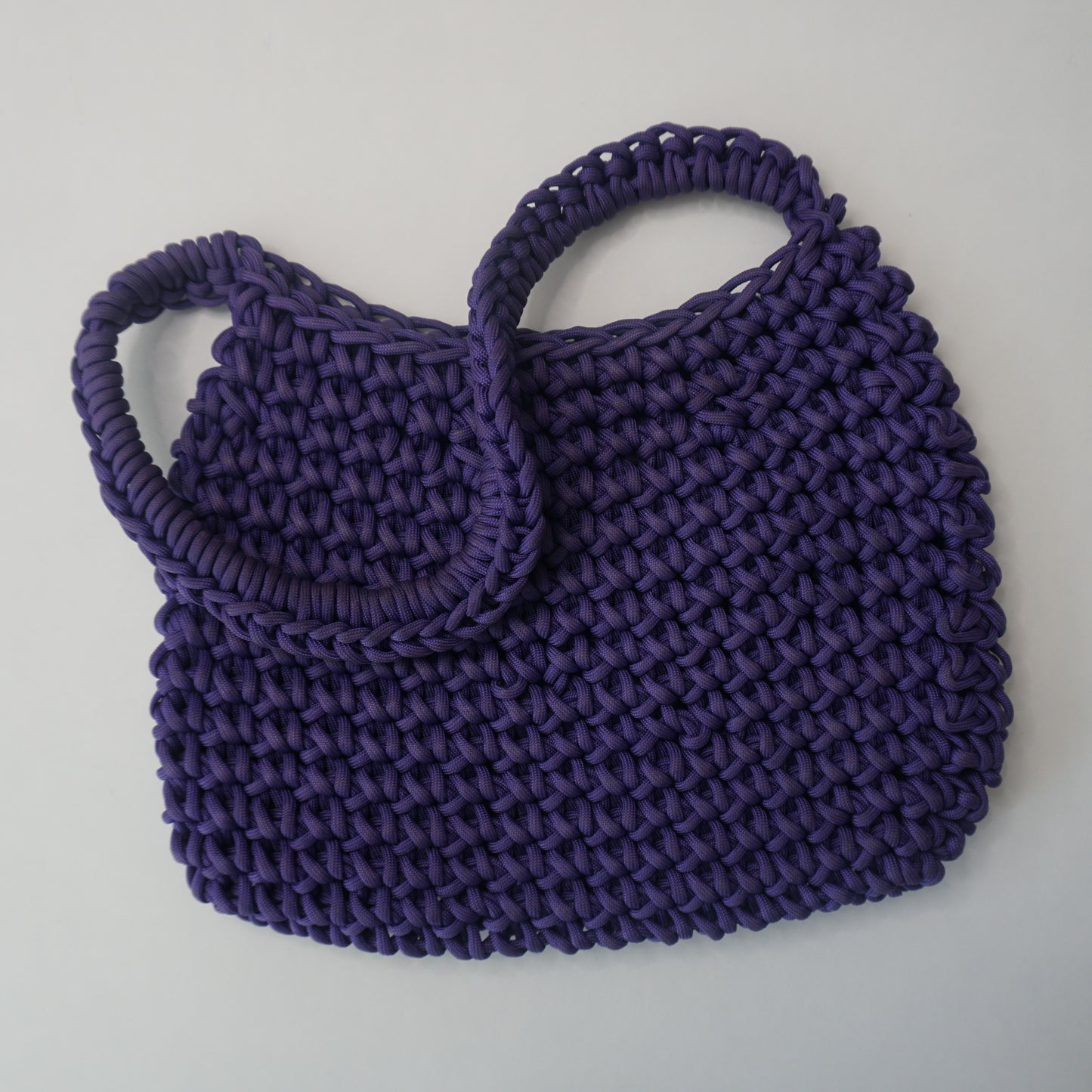 SAMPLE Purple paracord purse