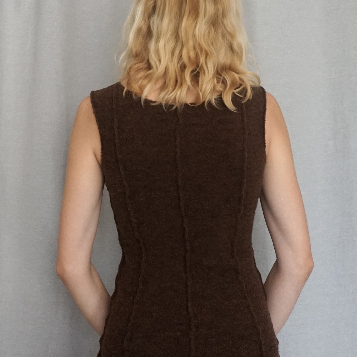 Bouclé mini-dress