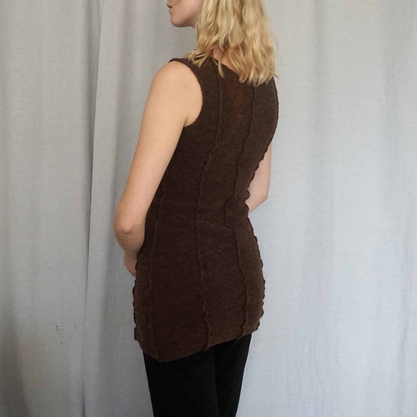 Bouclé mini-dress