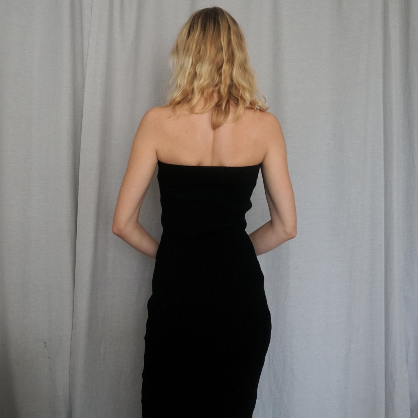 SAMPLE Bandeau rib dress