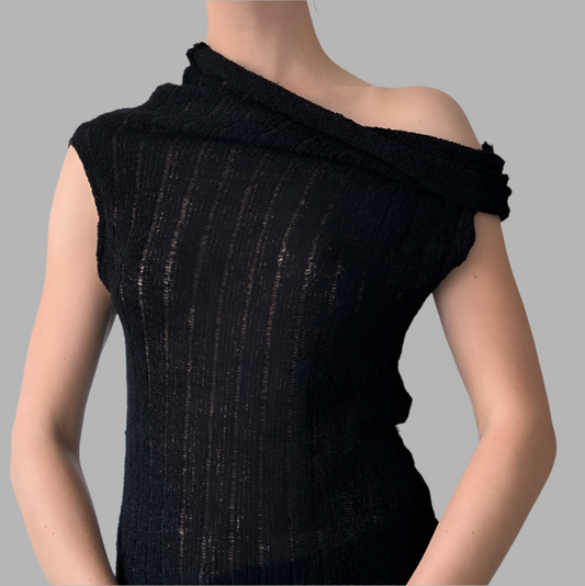 Bouclé rib dress